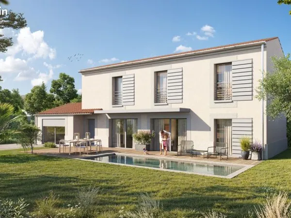 Terrain avec permis purgé pour maison de 132m2 à l'avenue des Trois Lucs