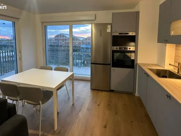 T3 meublé neuf avec balcon sans vis-à-vis - Quartier Les Groues / Parc Nord, Nanterre (limite La Gar