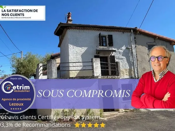 Maison avec jardin non attenant