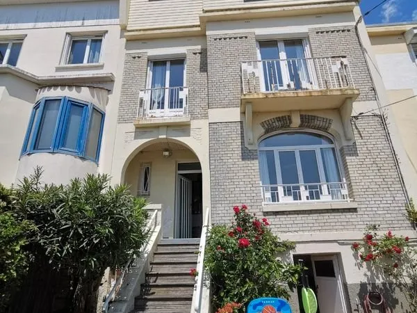 Maison de ville meublée 150m2 - T4+bureau - location 1 an (été 2026) - Vue mer - Le Havre / Sanvic