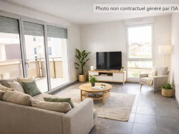 Appartement 2 pièces 44 m²