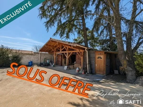 Local commercial de 120m² sur un terrain de 530m²