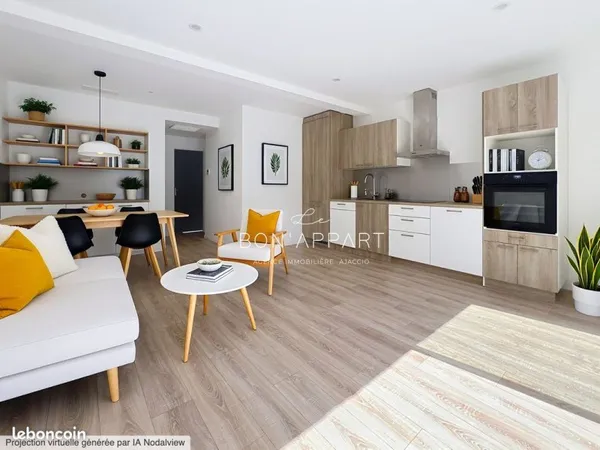 Appartement 3 pièces 56 m²