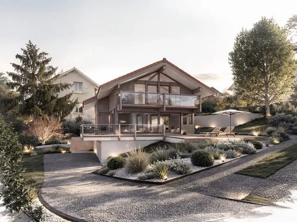 Villa contemporaine au chef-lieu d'Annecy-le-Vieux