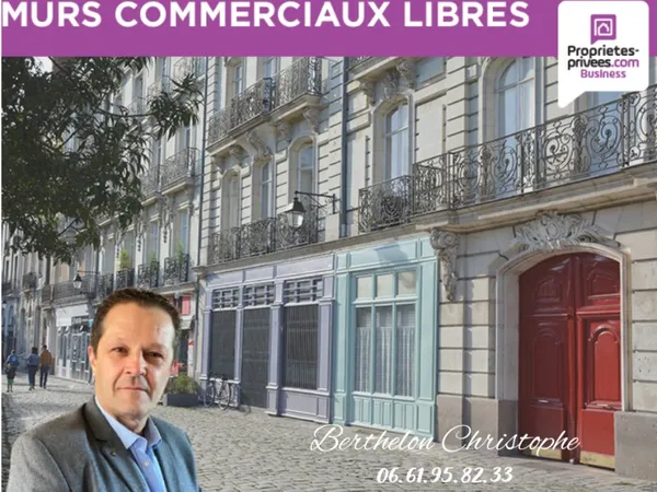 AUXERRE - MURS COMMERCIAUX LIBRES, COMMERCE ET LOGEMENT