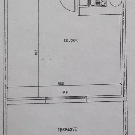 Studio 1 pièce 36 m²