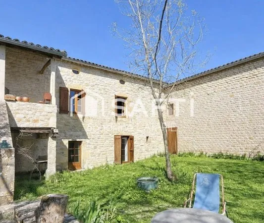 Maison en pierre + granges - Idéal artisan/projet locatif