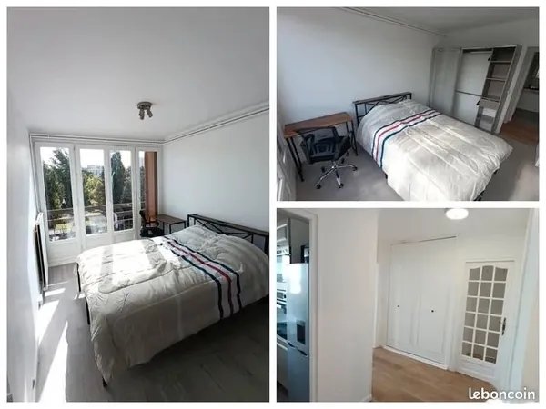 Chambre dans un appartement rénové
