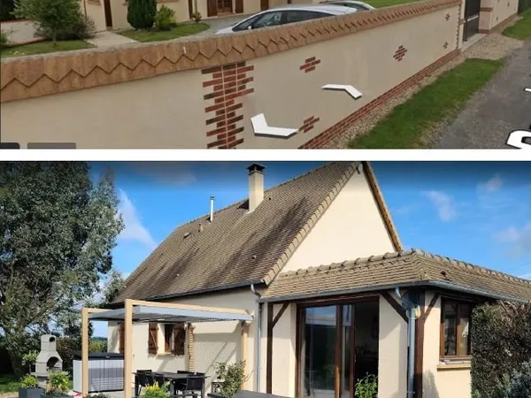 Maison 130m² - 4 chambres - sous-sol complet
