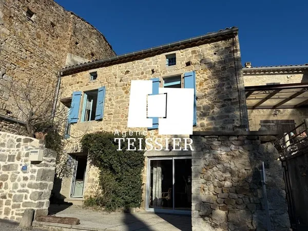 Exclusivité Ardèche sud : 07140 Les Vans, Maison de village av