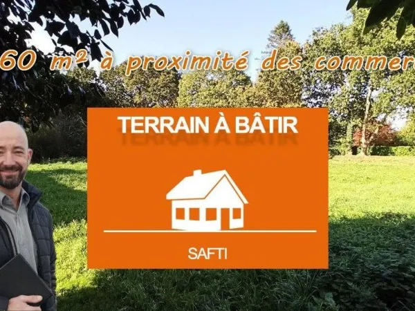 Terrain constructible au bourg dans quartier calme