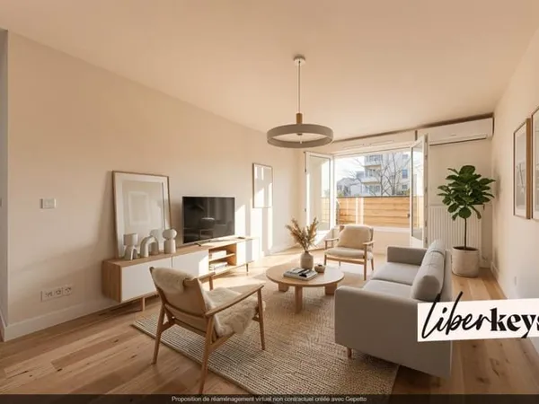 Grand appartement T3 traversant de 82m² - Coeur quartier Vaise