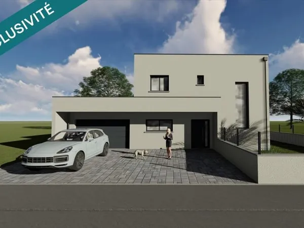 Maison neuve contemporaine 149 m²  Prestations haut de gamme