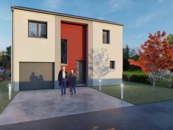 Maison neuve modèle Nellia sur terrain de 4,02 ares à Rurange-lès-Thionville