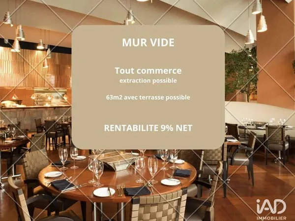 Immeuble commercial 63 m²