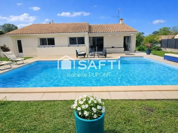 MAISON AU CALME AVEC 4 CHAMBRES ET PISCINE