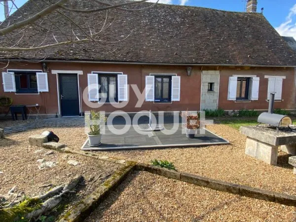 Charmante longère de plain-pied avec jardin et potentiel d'aménagement