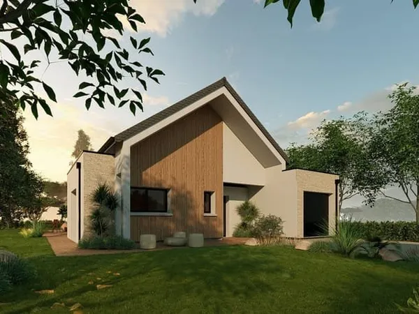 Projet de construction d'une maison 129 m² avec terrain à PLAINTEL (22)