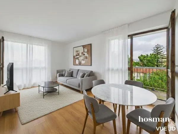 Luminosité et vues dégagées ! Appartement 2 pièces de 42 m² avec balcons - Rue de Rocroy, Saint-Maur