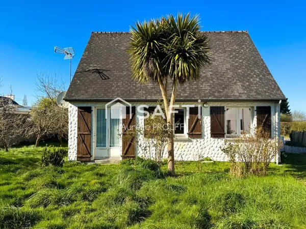 Plain-pied de 64 m2, coeur de bourg, Plourin