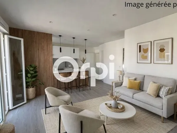 Appartement 3 pièces 56 m²