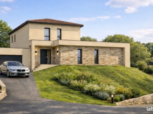 Terrain 1225 m² SAINT CYR AU MONT D OR