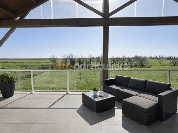 ? Maison 2023 € 2 chambres ? Terrasse vue dégagée ? Plage à 8 min
