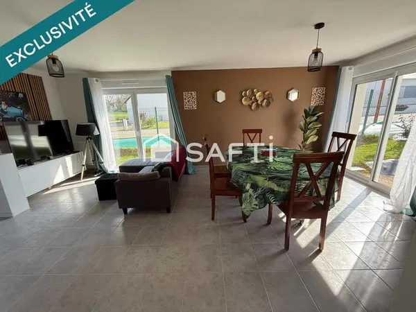MAISON DE 77 M2, 3 CHAMBRES SUR TERRAIN DE 397 M2