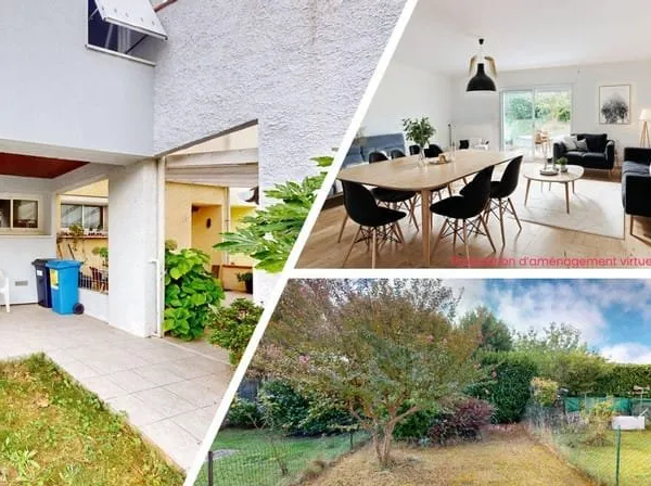 MAISON T5 4 CHAMBRES 96 m2 avec jardin et garage