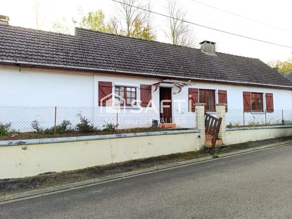 Maison à rénover 64 m² - Terrain 373 m² - 15 min d'Abbeville