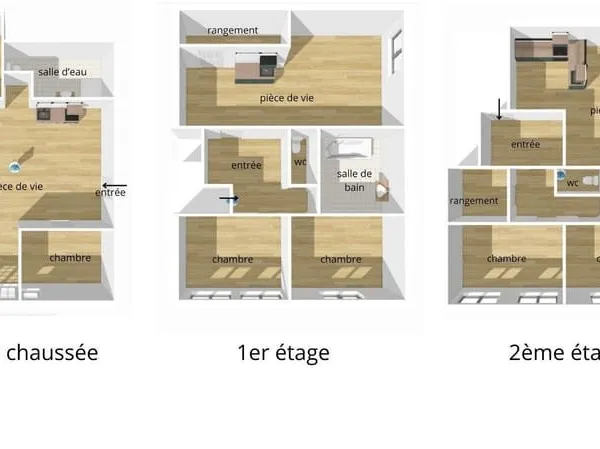 Immeuble de rapport 3 pièces 210 m²