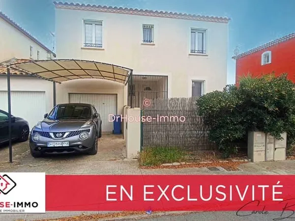 Charmante maison de 102m2 avec jardin, piscine et garage à Aigues-Mortes