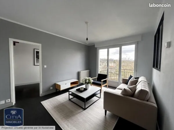 Appartement 2 pièces 49 m²