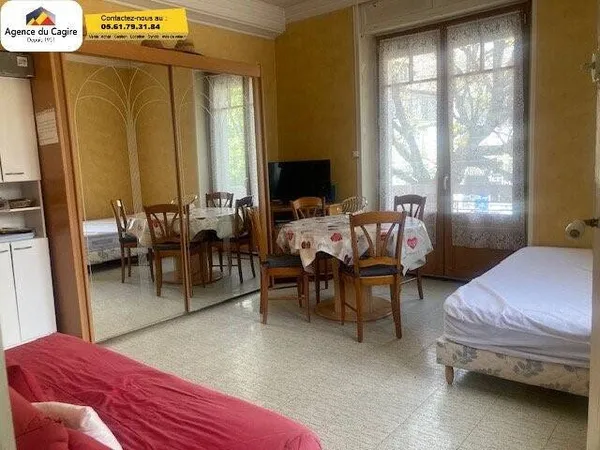 Studio 1 pièce 29 m²