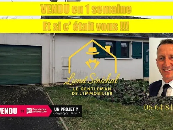 Maison de plain - pied de 60 m2 dans une impasse au calme et sans vis - à - vis