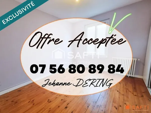 Secteur idéal, terrain clos, possibilité d'agrandissement !