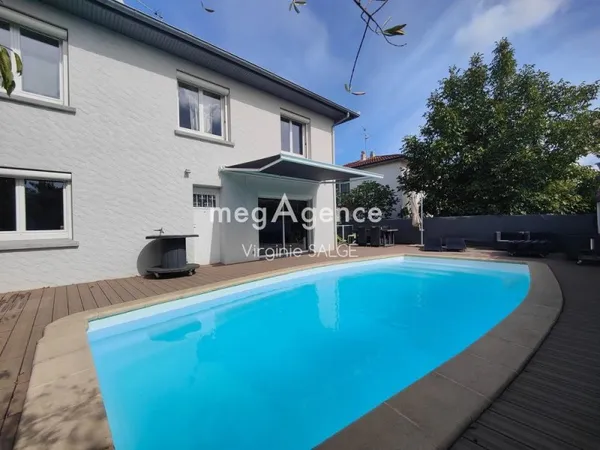 TOULOUSE - L'UNION - MAISON FAMILIALE DE CHARME T6 DE 165 M² AVEC PISCINE ET GARAGES