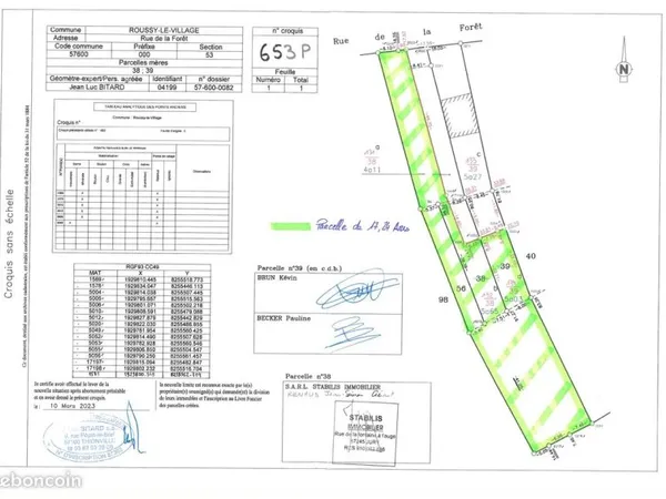 Terrain constructible