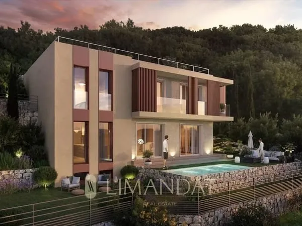 Eze - Villa neuve 228m², piscine, vue mer