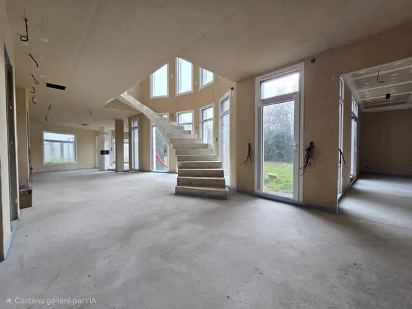 Maison en fin d'achèvement, vendue en l'état