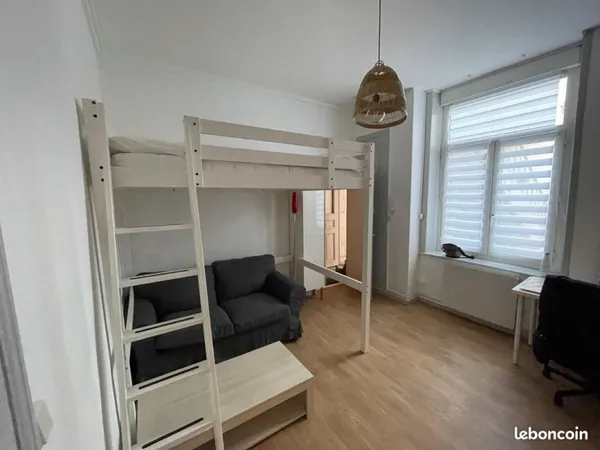 Studio meublé 18m2 Nancy centre/St Dizier à louer