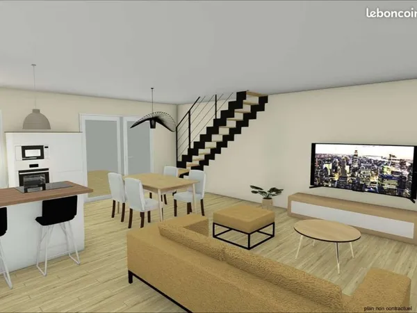 Maison neuve 5 chambres - Centre-ville Bruz - Livraison février 2027
