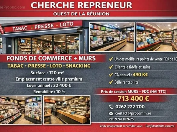Commerce 120 m²