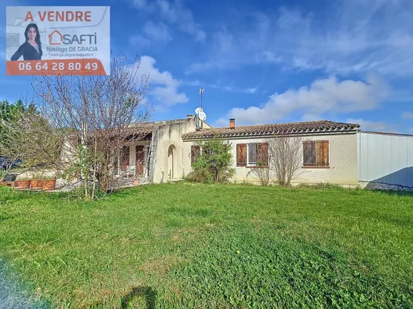 Maison rénovée T5 plain-pied avec garage