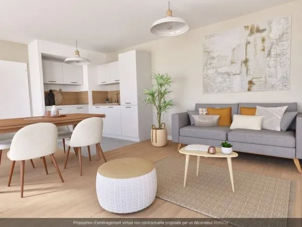 Appartement 3 pièces 59 m²