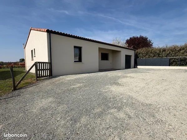 Maison neuve 2024 - Nouveau prix - Jardin, terrasse & garage - DPE A - Sainte-Néomaye