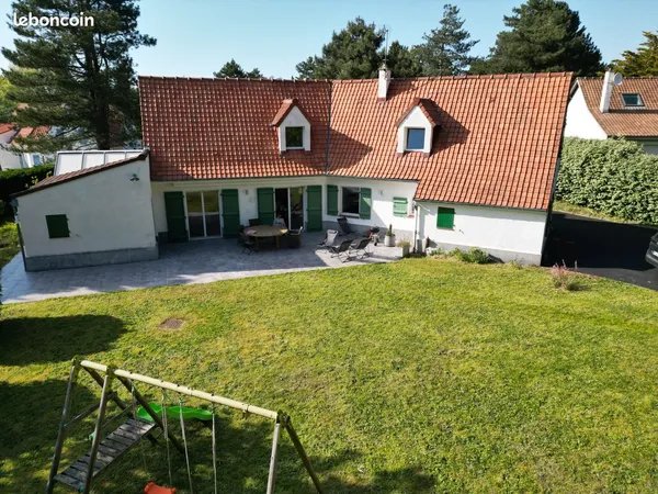 Maison familiale - Hardelot-Plage - Grand terrain de 1 330 m²