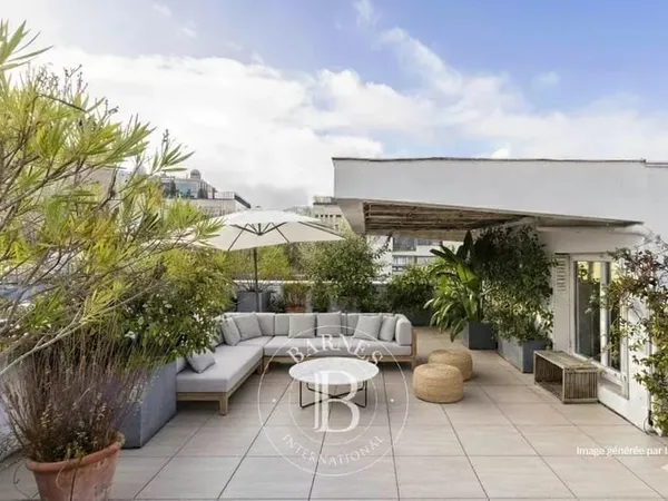 Neuilly - Dernier étage - Terrasse - Voie privée - Jolies vues dégagées