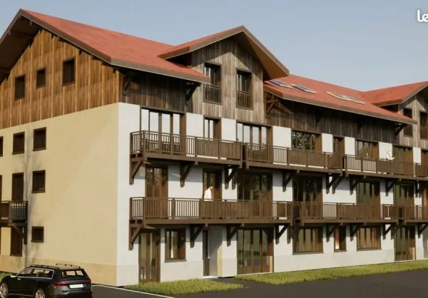 T3 en rez-de-chaussée avec grand jardin privatif de 92 m² - Vue Massif des Brasses