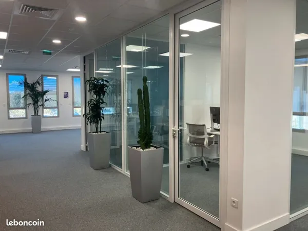 Plateau de bureaux 250 m² avec salles de réunion - Site professionnel moderne